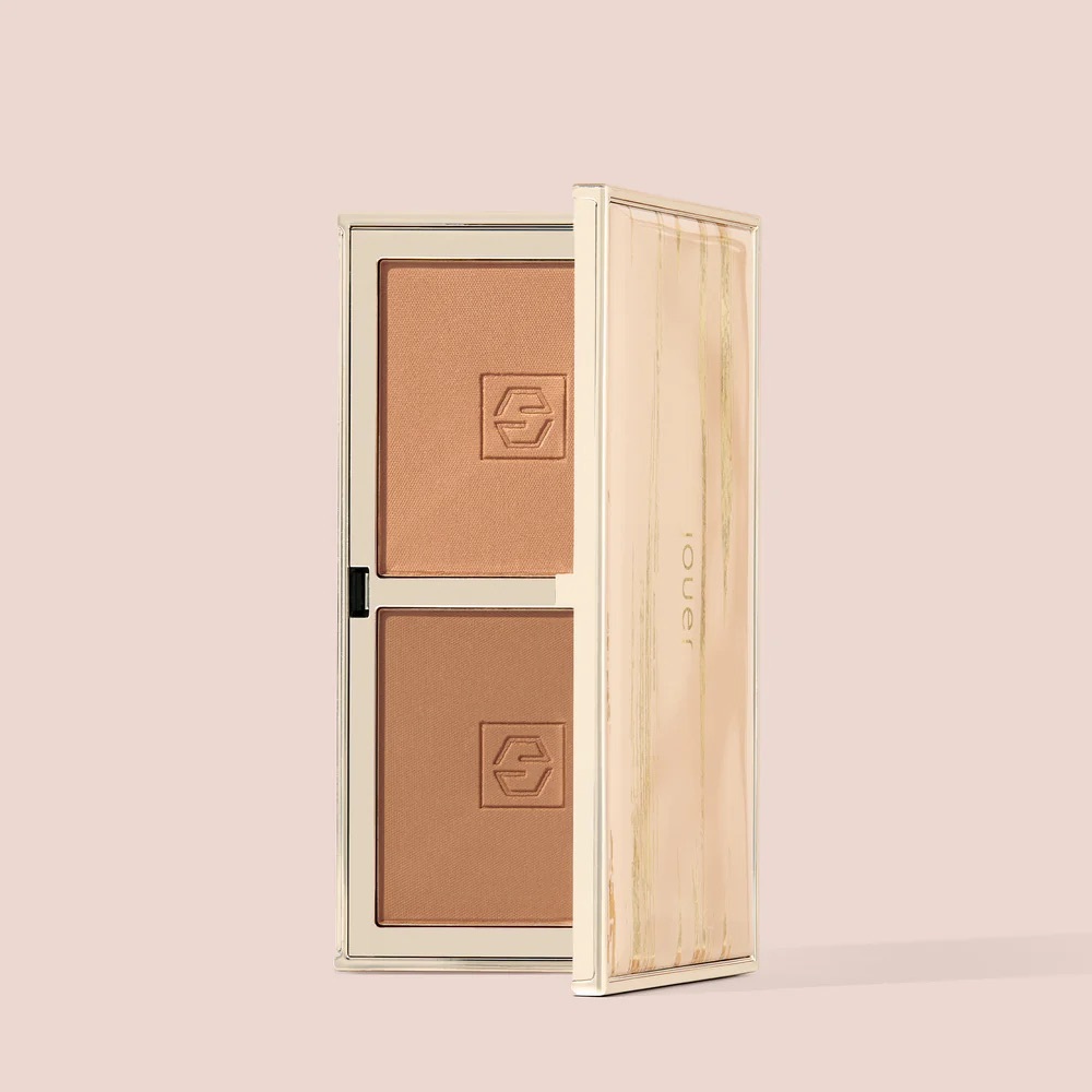 Jouer Sunswept Dual Bronzer Palette | Shade: Medium to Deep